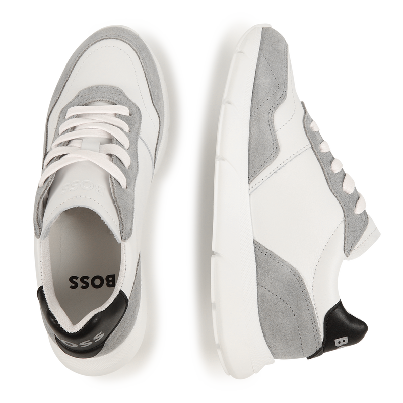 Leren sneakers met veters BOSS 
                        GIRL