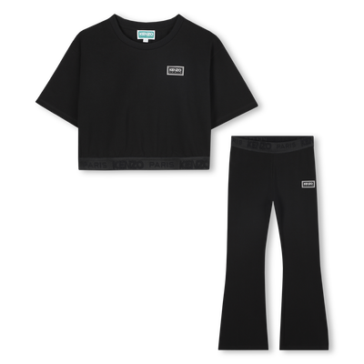 Ensemble t-shirt et pantalon KENZO KIDS FILLE
