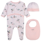 Pyjama, bonnet et bavoir coton KENZO KIDS 
                    FILLE