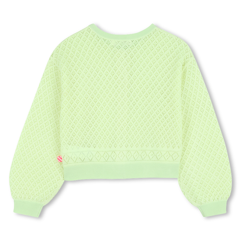 OPENGEWERKT GEBREID VEST BILLIEBLUSH 
                        GIRL