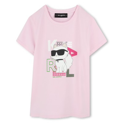 T-shirt avec imprim&eacute; KARL LAGERFELD KIDS FILLE