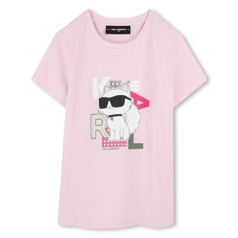 T-SHIRT KORTE MOUWEN KARL LAGERFELD KIDS 
                        GIRL