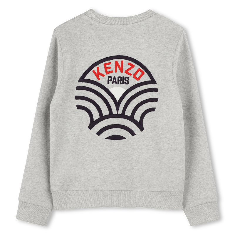 Sweat-shirt brod&eacute; en coton KENZO KIDS 
                        GARCON