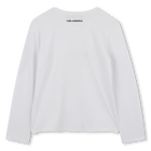 T-shirt &agrave; manches longues KARL LAGERFELD KIDS 
                    FILLE