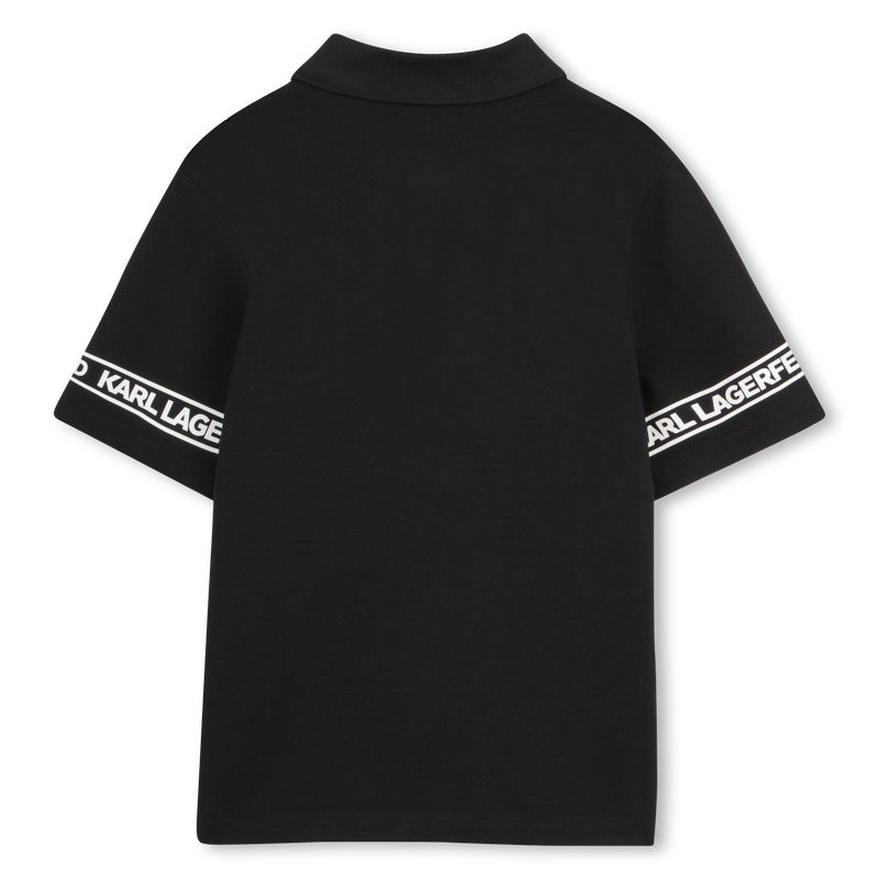 POLOSHIRT MET KORTE MOUWEN KARL LAGERFELD KIDS 
                        BOY