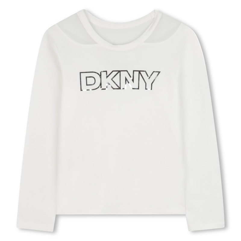 T-shirt &agrave; manches longues DKNY 
                        FILLE