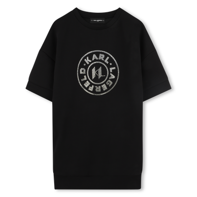 Jurk met korte mouwen KARL LAGERFELD KIDS GIRL