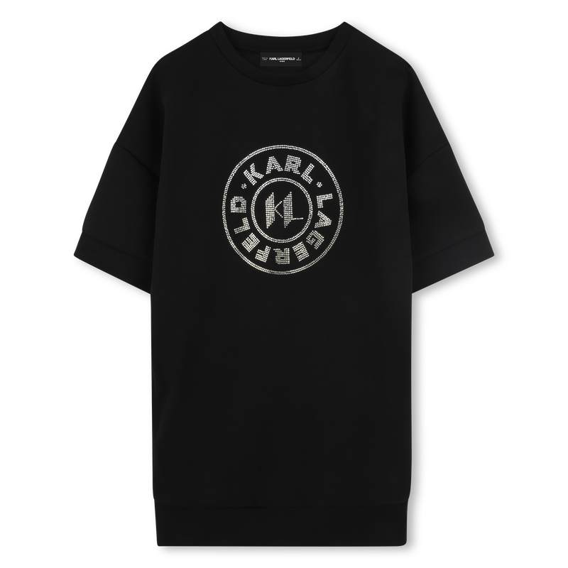 Jurk met korte mouwen KARL LAGERFELD KIDS 
                        GIRL