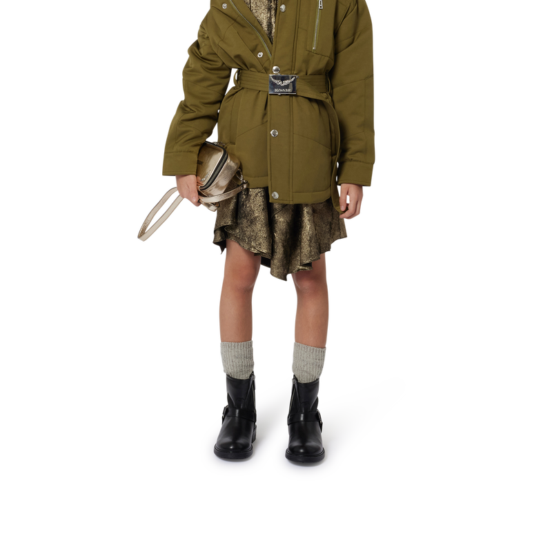 Robe asym&eacute;trique zipp&eacute;e ZADIG & VOLTAIRE 
                        FILLE