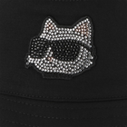 Katoenen hoed met brede randen KARL LAGERFELD KIDS 
                    GIRL