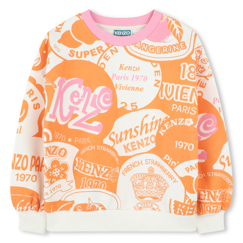 Sweat-shirt en molleton KENZO KIDS 
                        FILLE