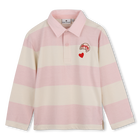 Polo manches longues KIDS AROUND 
                    FILLE