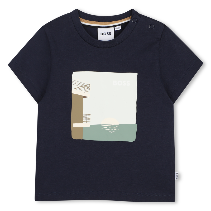 T-SHIRT MET KORTE MOUWEN BOSS 
                        BOY