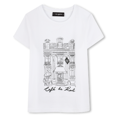 T-SHIRT KORTE MOUWEN KARL LAGERFELD KIDS GIRL