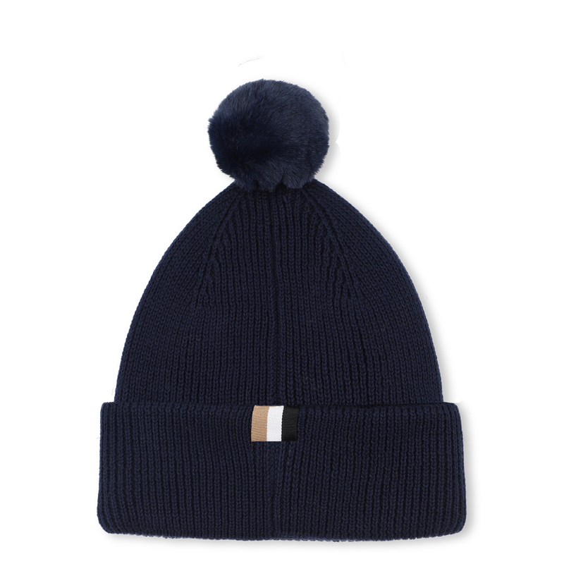 Bonnet tricot avec pompon BOSS 
                        GARCON