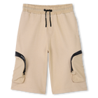 Lange bermuda van katoenfleece MARC JACOBS 
                    BOY