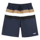 Gestreept zwemshort BOSS 
                    BOY