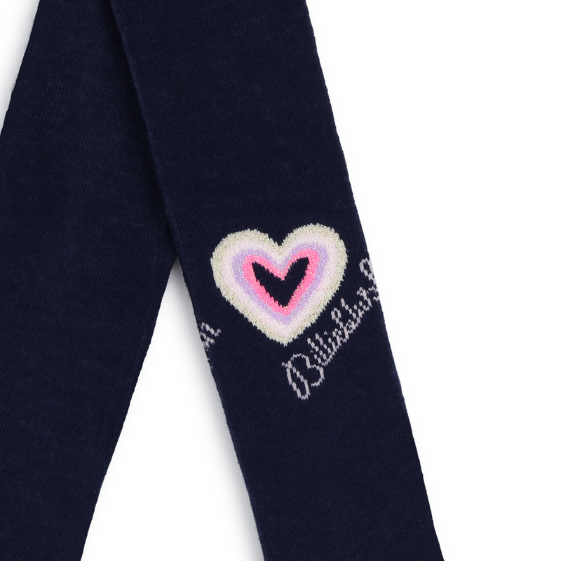 Collants avec coeur m&eacute;tallis&eacute; BILLIEBLUSH 
                        FILLE