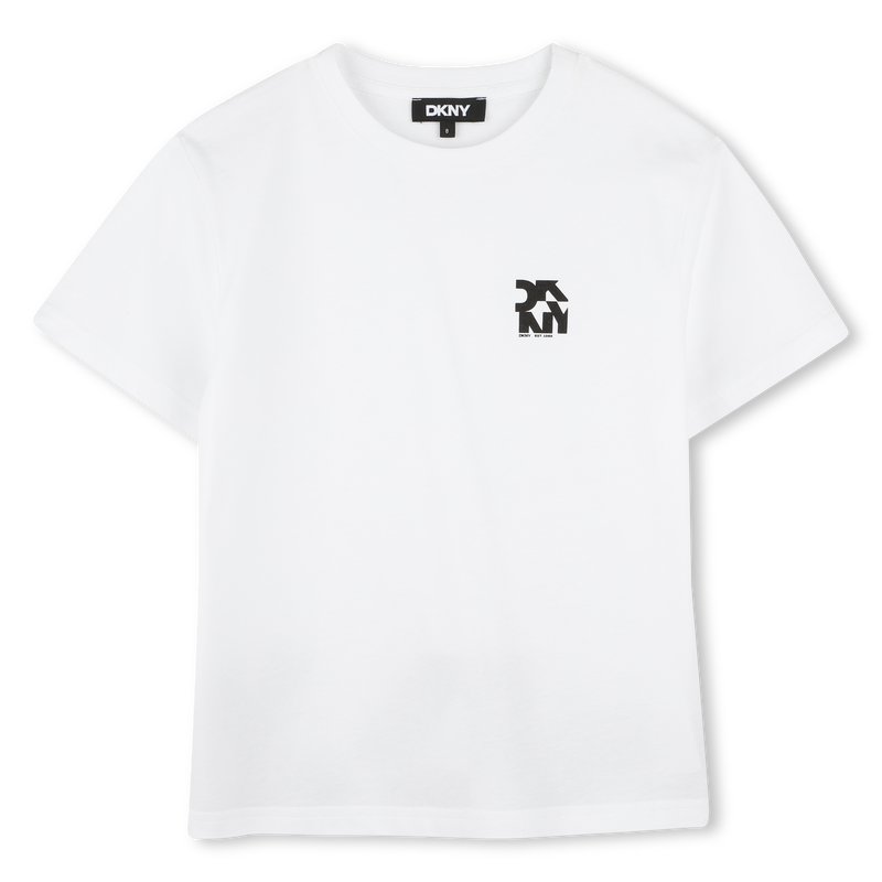 T-shirt manches courtes coton DKNY 
                        UNISEXE