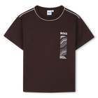T-shirt met korte mouwen BOSS 
                    BOY