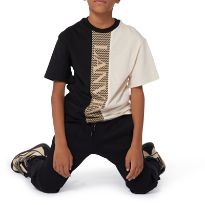 T-shirt avec blocs de couleurs LANVIN GARCON