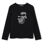 Tee-shirt manches longues KARL LAGERFELD KIDS 
                    FILLE