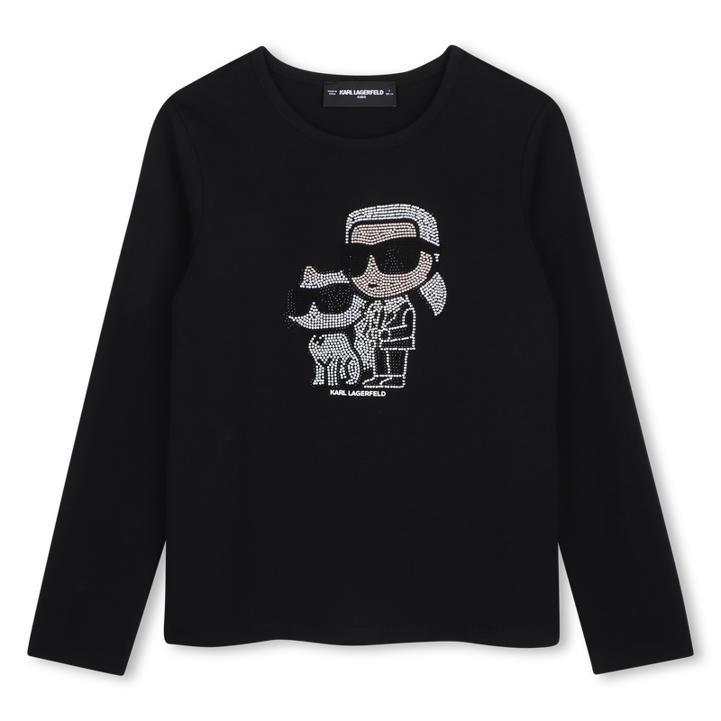 Tee-shirt manches longues KARL LAGERFELD KIDS 
                        FILLE
