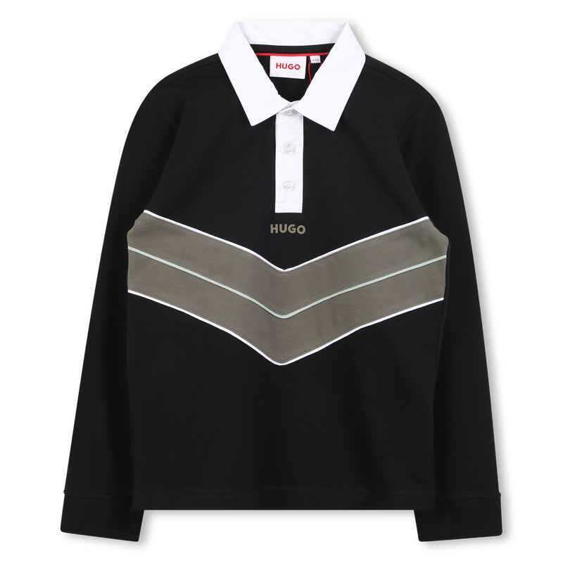 Polo &agrave; manches longues HUGO 
                        GARCON
