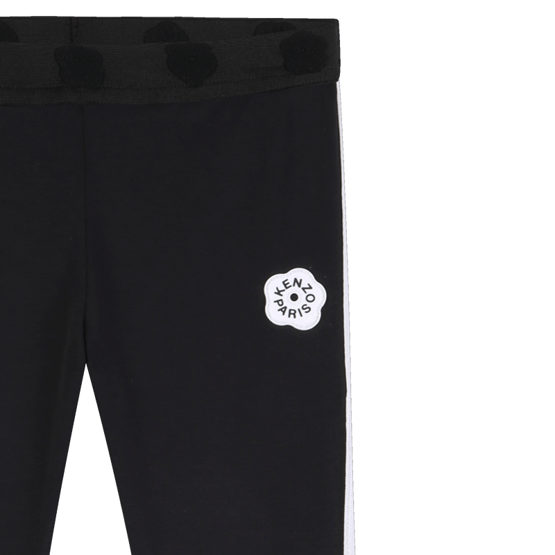 WIJD UITLOPENDE LEGGING KENZO KIDS 
                        GIRL