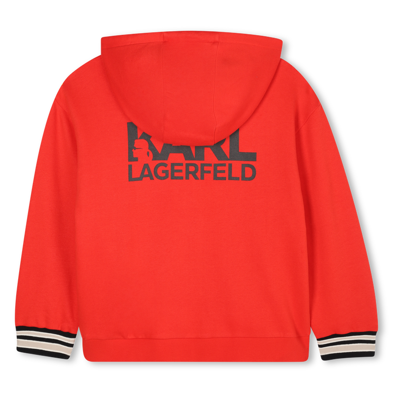 Sweat-shirt &agrave; capuche KARL LAGERFELD KIDS 
                        GARCON