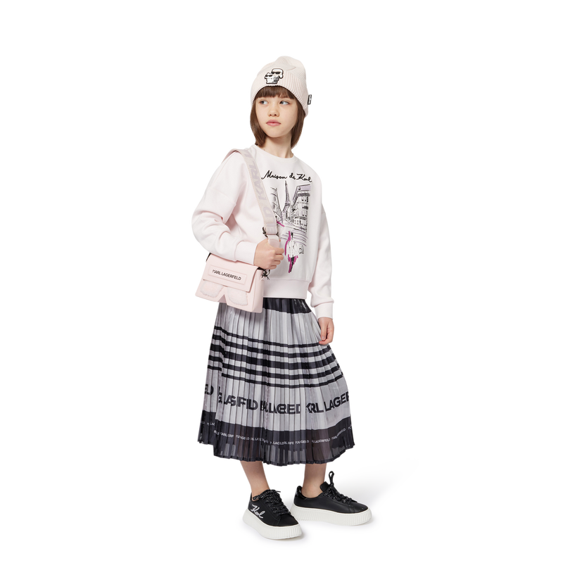 Baskets basse à lacets KARL LAGERFELD KIDS 
                        FILLE