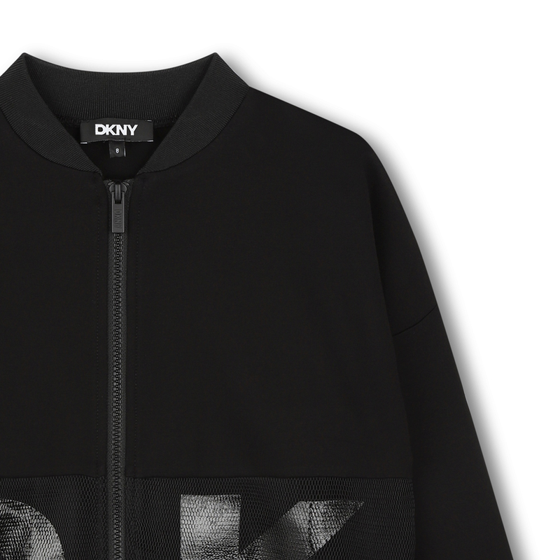 Cardigan zipp&eacute; DKNY 
                        FILLE