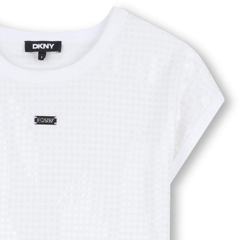 Robe orn&eacute;e de sequins DKNY 
                        FILLE