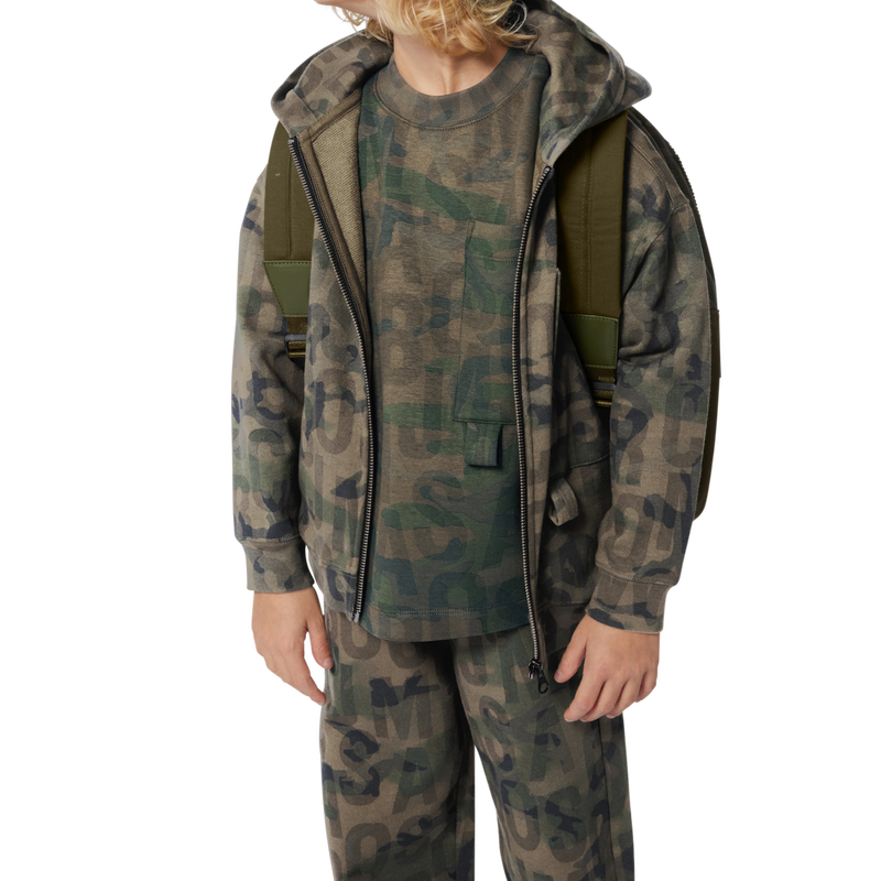 Vest van fleece met capuchon MARC JACOBS 
                        UNISEX