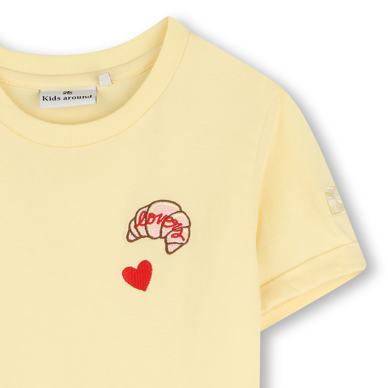 Tee-shirt manches courtes KIDS AROUND 
                        FILLE