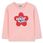 T-shirt &agrave; manches longues KENZO KIDS 
                    FILLE