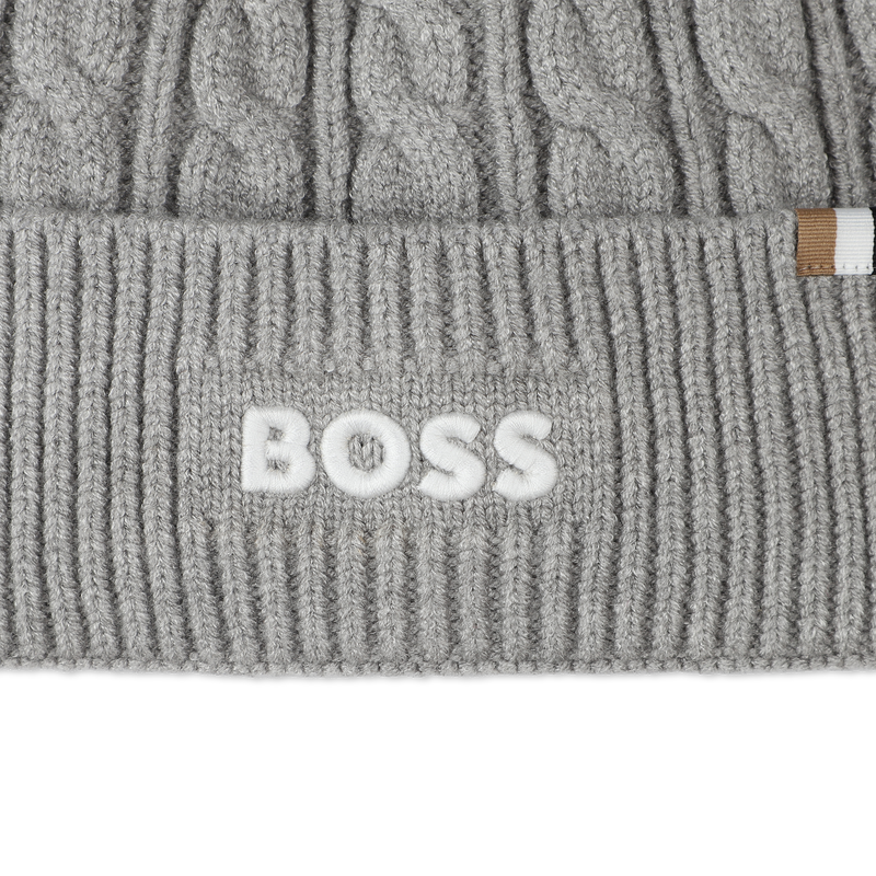 Bonnet tricot torsad&eacute; BOSS 
                        GARCON