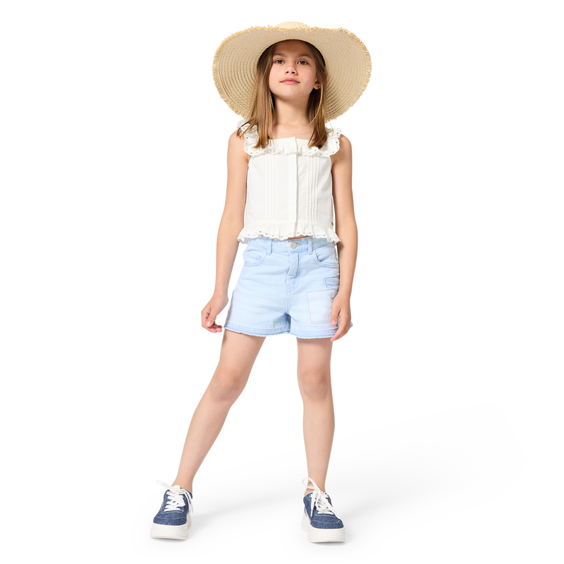 D&Eacute;BARDEUR &Agrave; BRETELLES VOLANTS MICHAEL KORS 
                        FILLE