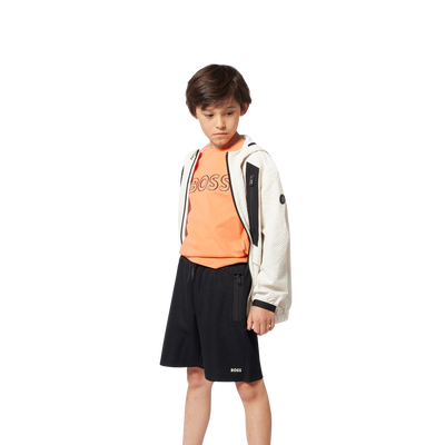 Joggingbermuda met logo BOSS BOY