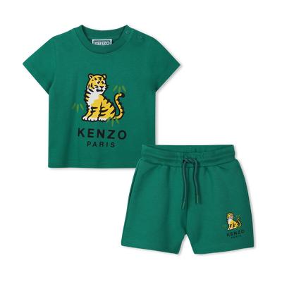 Set van T-shirt en bermuda KENZO KIDS BOY