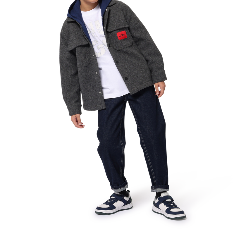 Surchemise effet feutr&eacute; HUGO 
                        GARCON