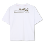 T-shirt met korte mouwen HUGO 
                    BOY