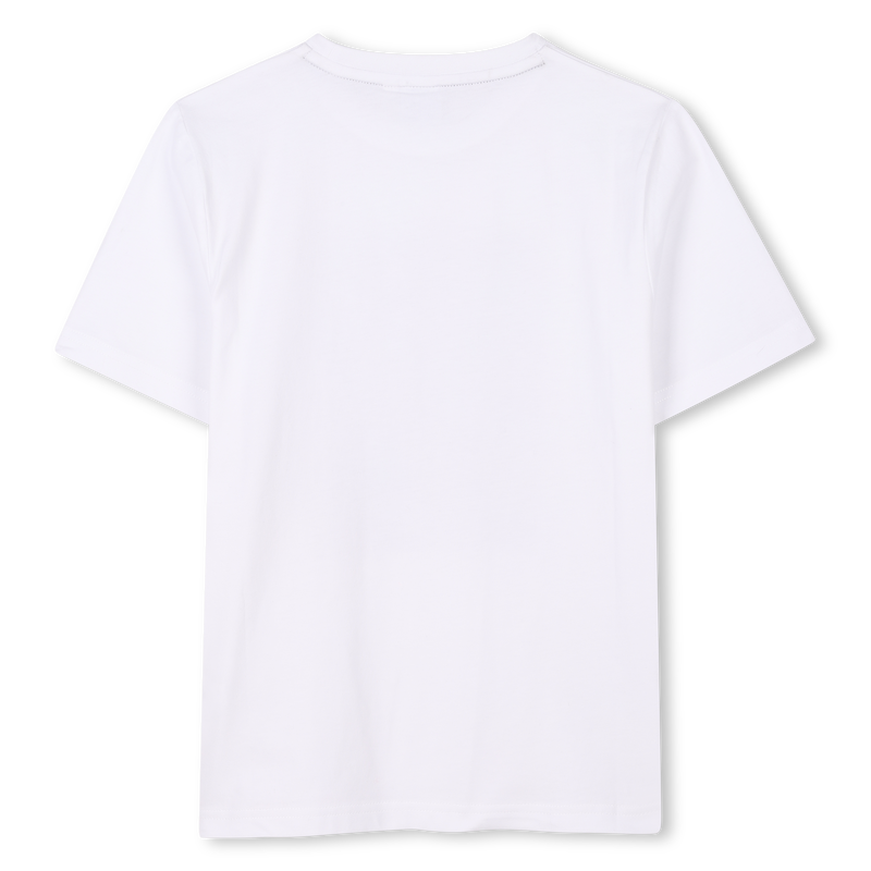 Katoenen T-shirt korte mouwen BOSS 
                        JONGEN