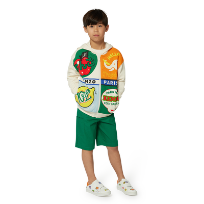 Bermuda cargo en coton KENZO KIDS GARCON