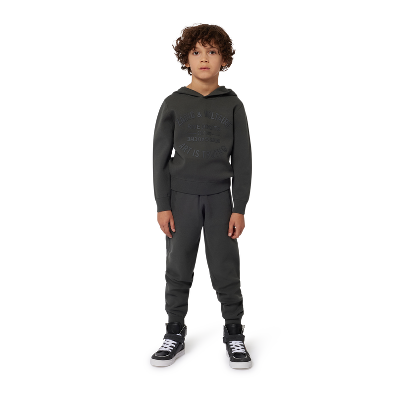 Pull en tricot &agrave; capuche ZADIG & VOLTAIRE 
                        GARCON