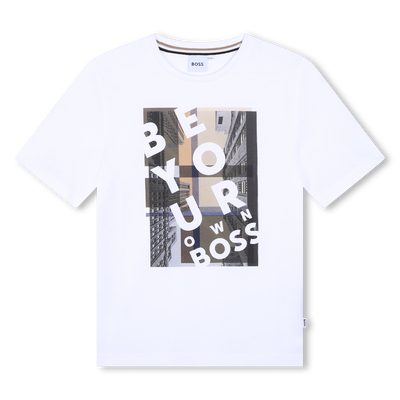 T-shirt &agrave; manches courtes BOSS GARCON