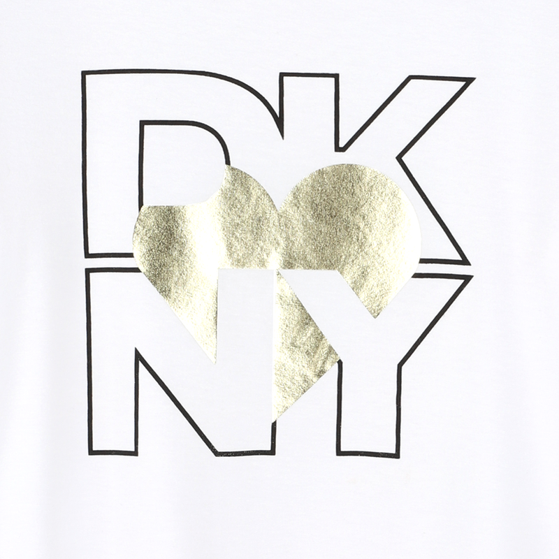 T-shirt &agrave; manches courtes DKNY 
                        FILLE