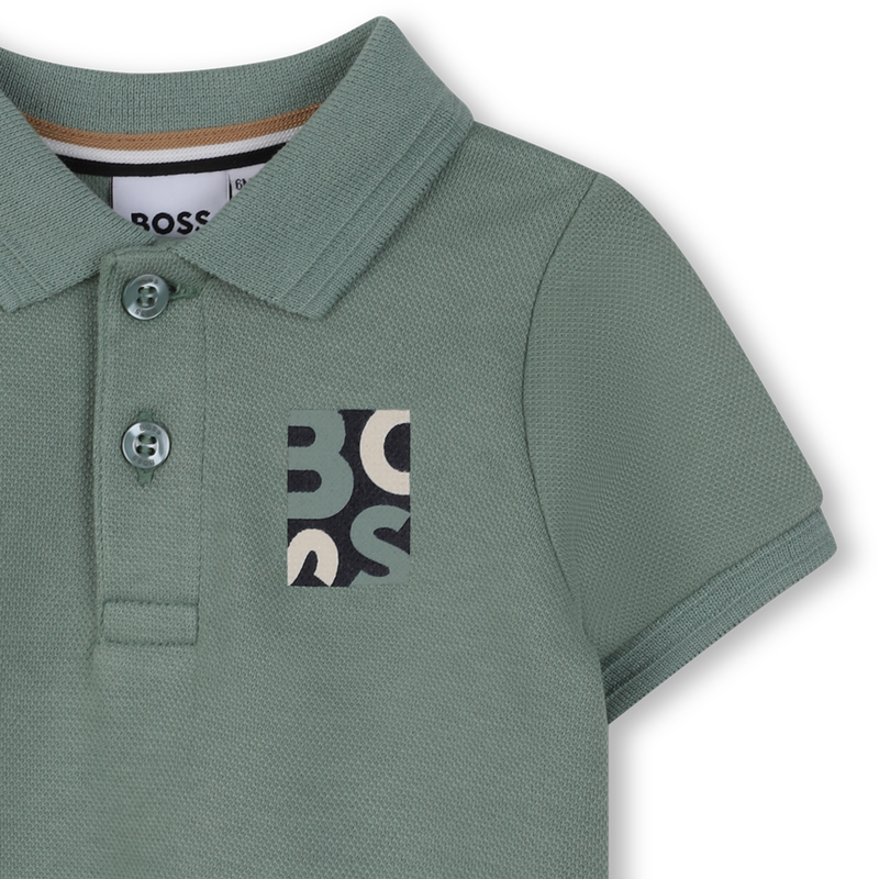 POLOSHIRT MET KORTE MOUWEN BOSS 
                        BOY