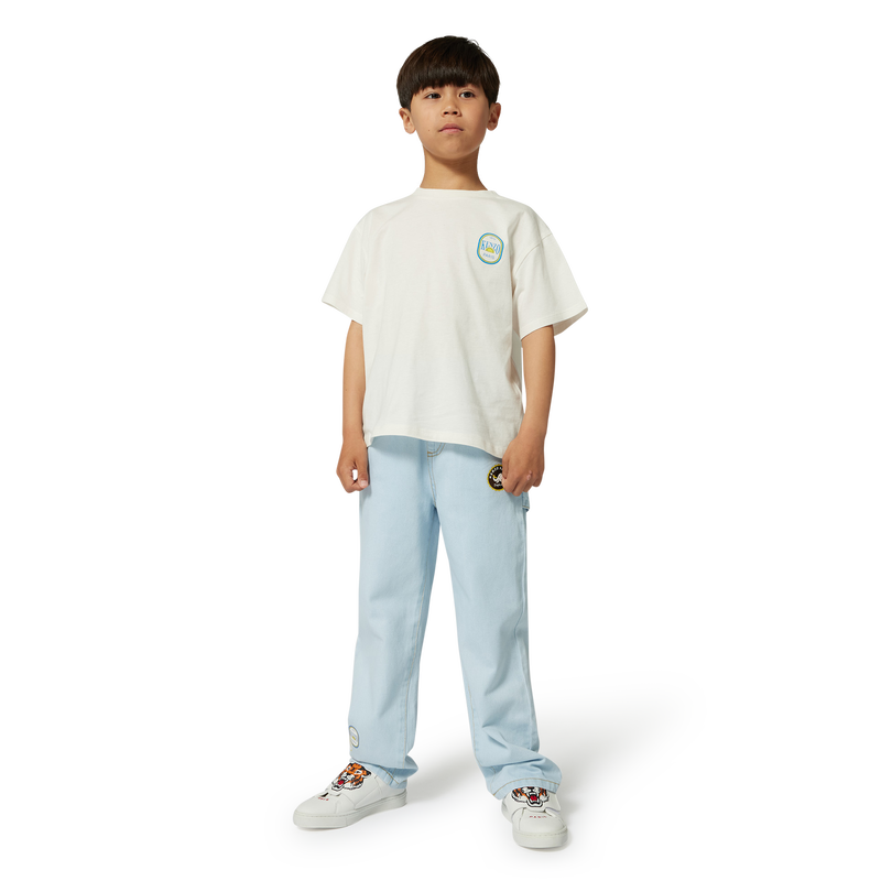 Jean avec imprim&eacute;s sigl&eacute;s KENZO KIDS 
                        GARCON