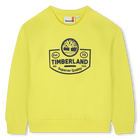 Sweat-shirt en molleton gratt&eacute;, JAUNE NEON, hi-res